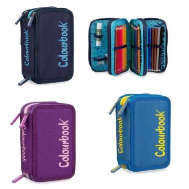Astuccio 3zip bicolor colourbook