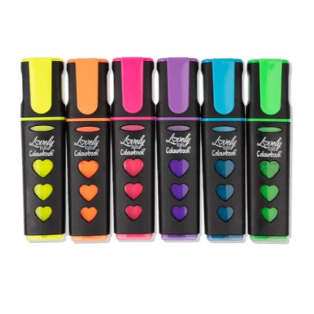 Evidenziatore liquido lovely fluo colourbook