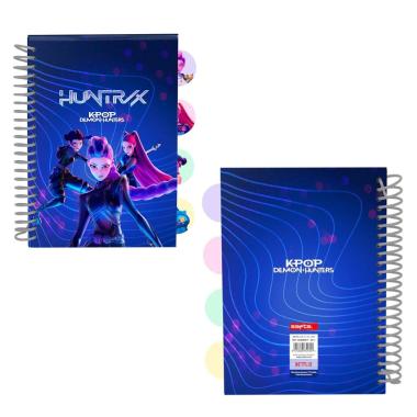 Blocco note formato a5 k-pop demon hunters