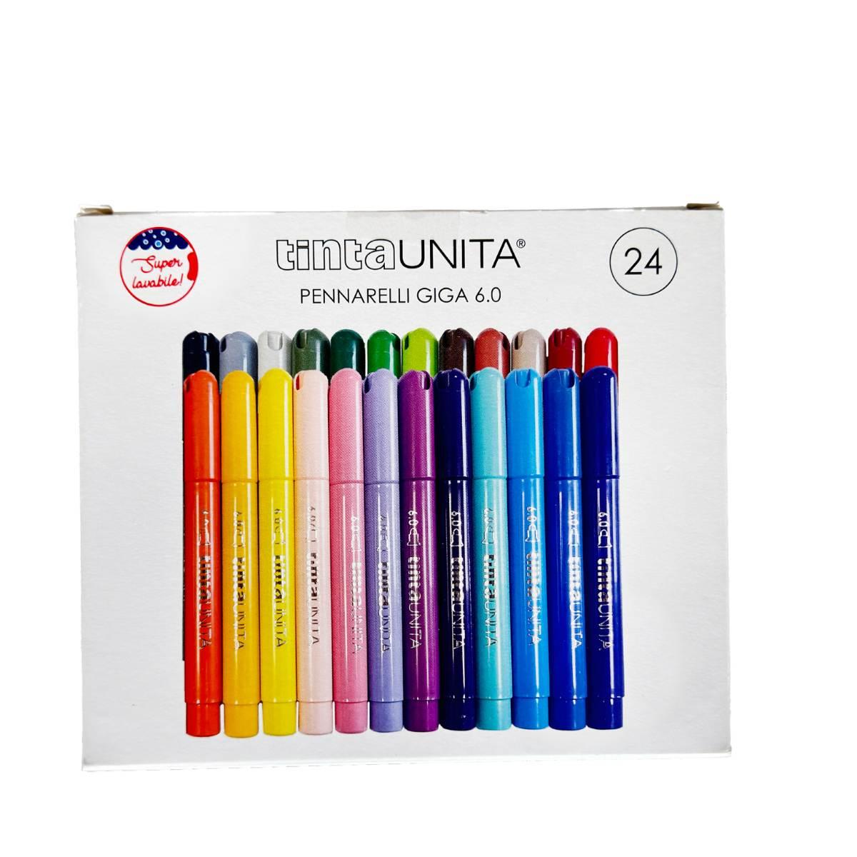 Pennarelli Giga Punta 6.0 Tinta Unita