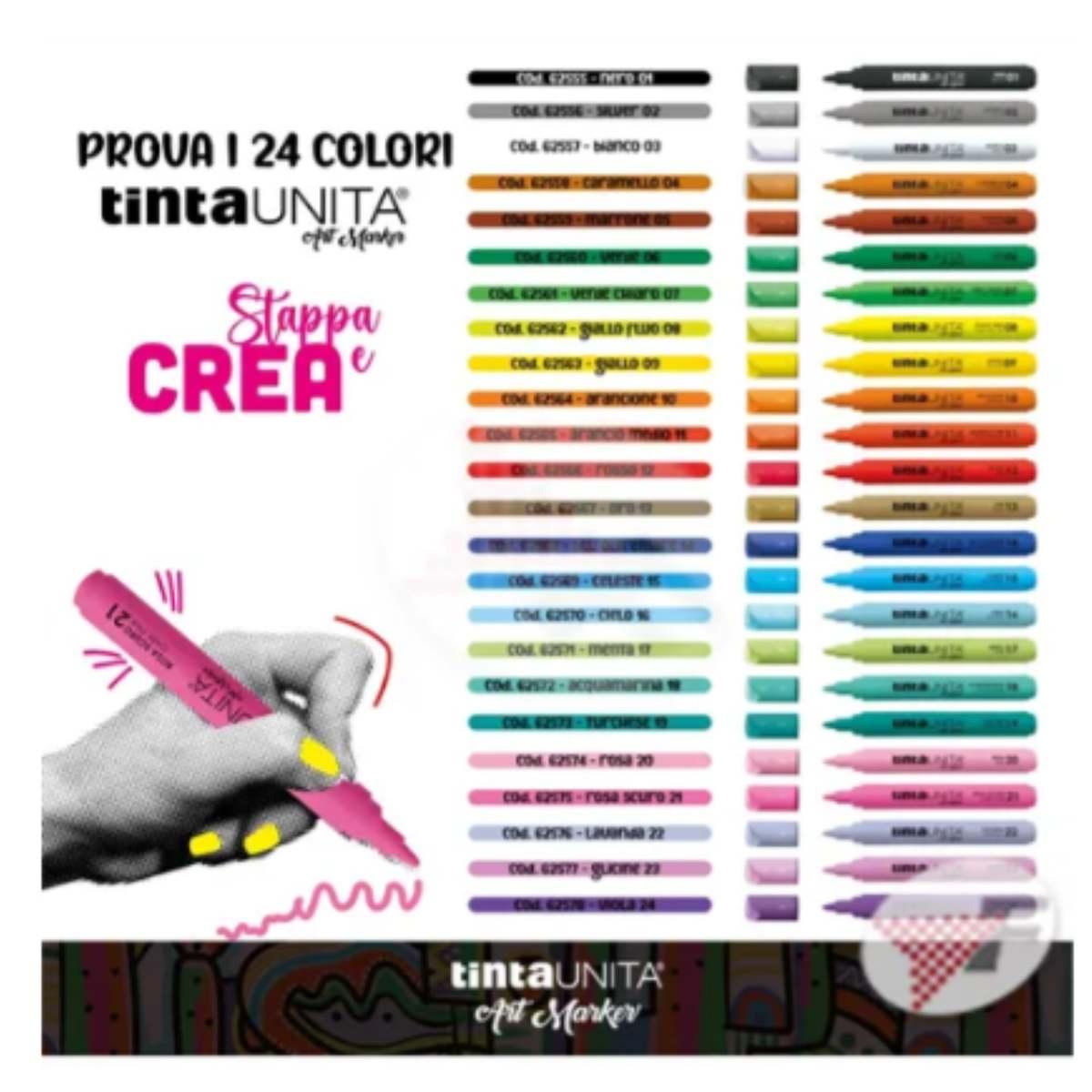 TintaUnita Marker Art - pennarello acrilico multi superficie super coprente