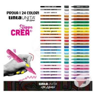 TintaUnita Marker Art - pennarello acrilico multi superficie super coprente