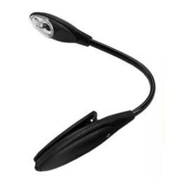 Luce da lettura  a  led colore nero