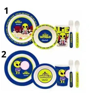 Set pappa completo Alien World  5 pezzi BPA free