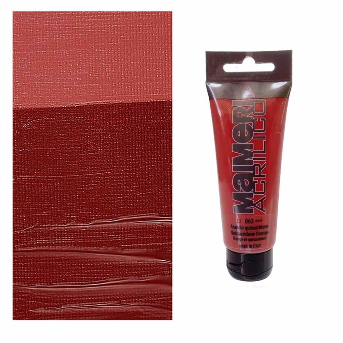 Maimeri acrilico 75ml  Arancio Quinacridone