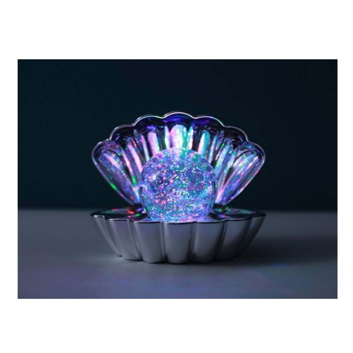 Lampada conchiglia silver