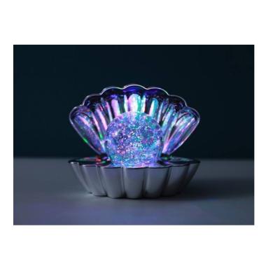 Lampada conchiglia silver
