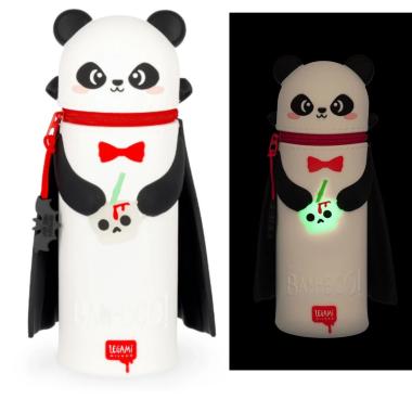 Astuccio 2-in-1 in Silicone Panda "Bam-Boo" Halloween - Kawaii