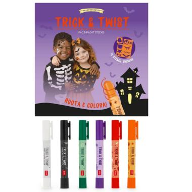 Legami - Set di 6 Trucchi Viso in Stick - Trick & Twist