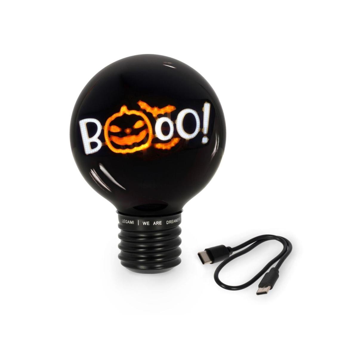 Lampada Decorativa da Tavolo a Forma di Lampadina Pumpkin Booo