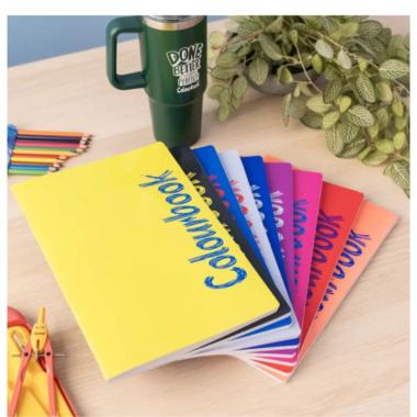 Maxi quaderno a4 bicolor colourbook