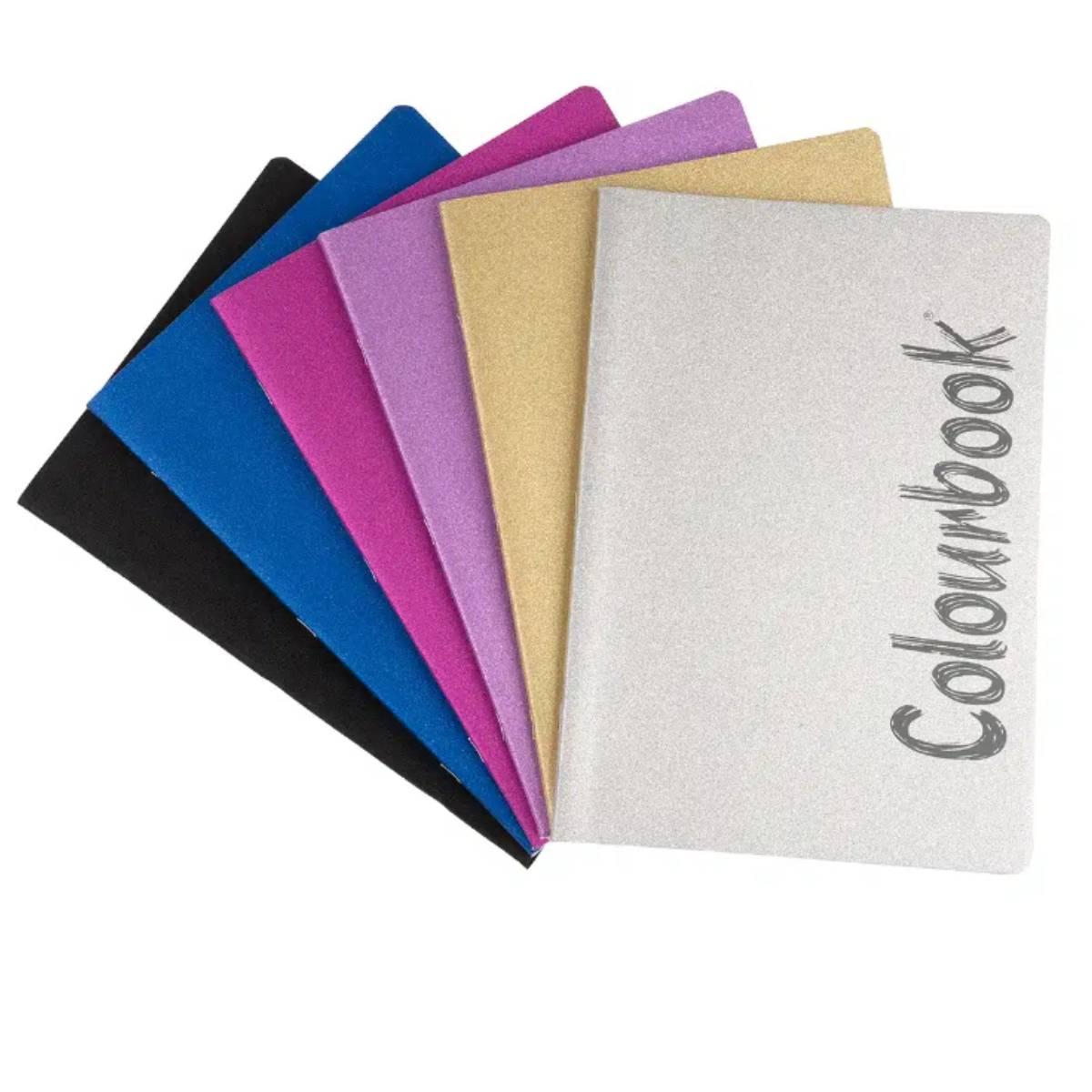 Maxi quaderno a4 glitterato colourbook rigatura q