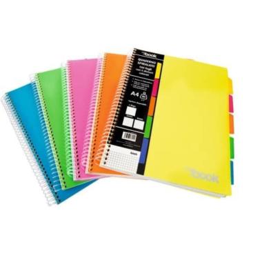 Maxi quaderno spiralato MY BOOK  A4 5 DIVISORI  100 ff