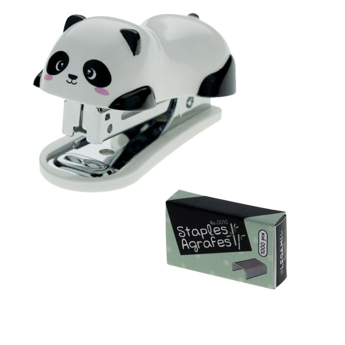 Mini Cucitrice con Levapunti Panda - Hug Me
