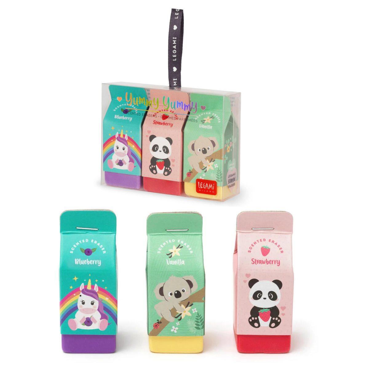 Set di 3 Gomme Profumate - Yummy Yummy