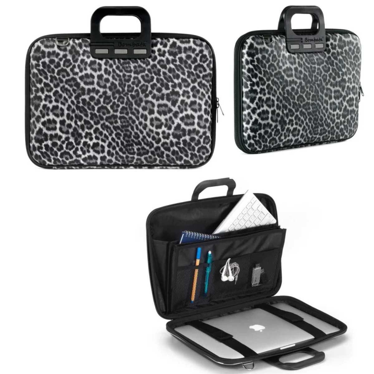 Borsa Bombata Snow Leopard per laptop 15-16
