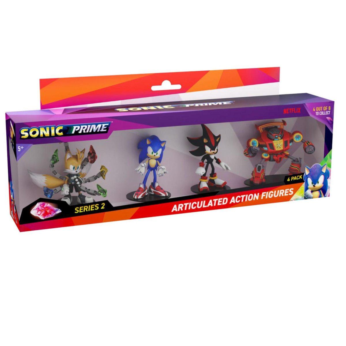 Sonic Prime Pack 4 personaggi articolati
