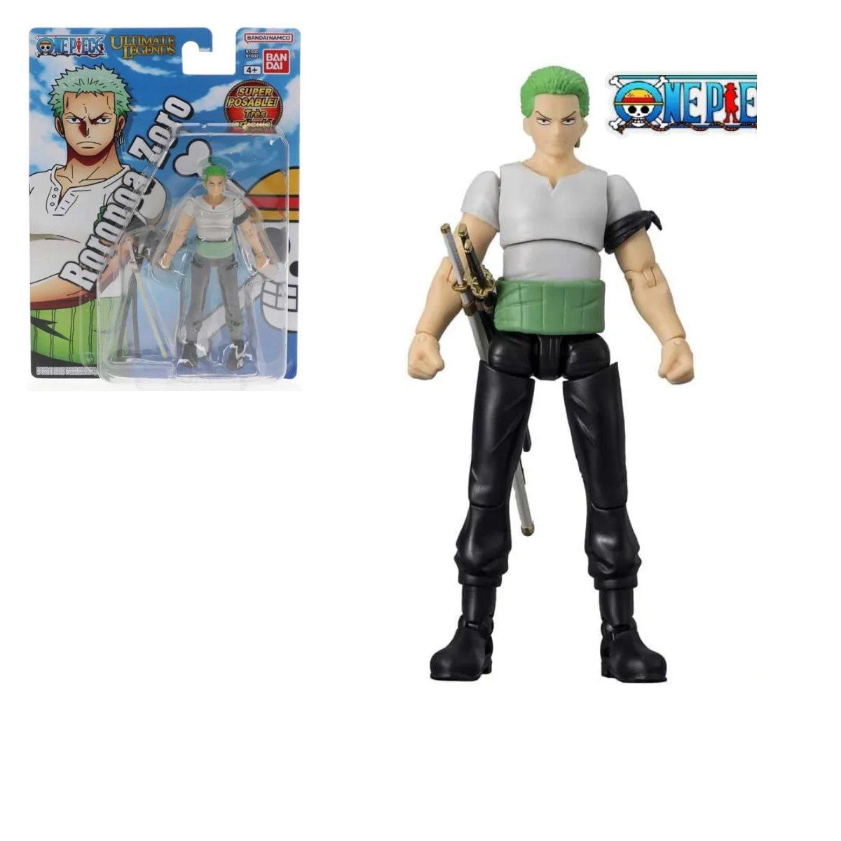 Action Figure One Piece Luffy o Zoro 12,5 cm Bandai Namco