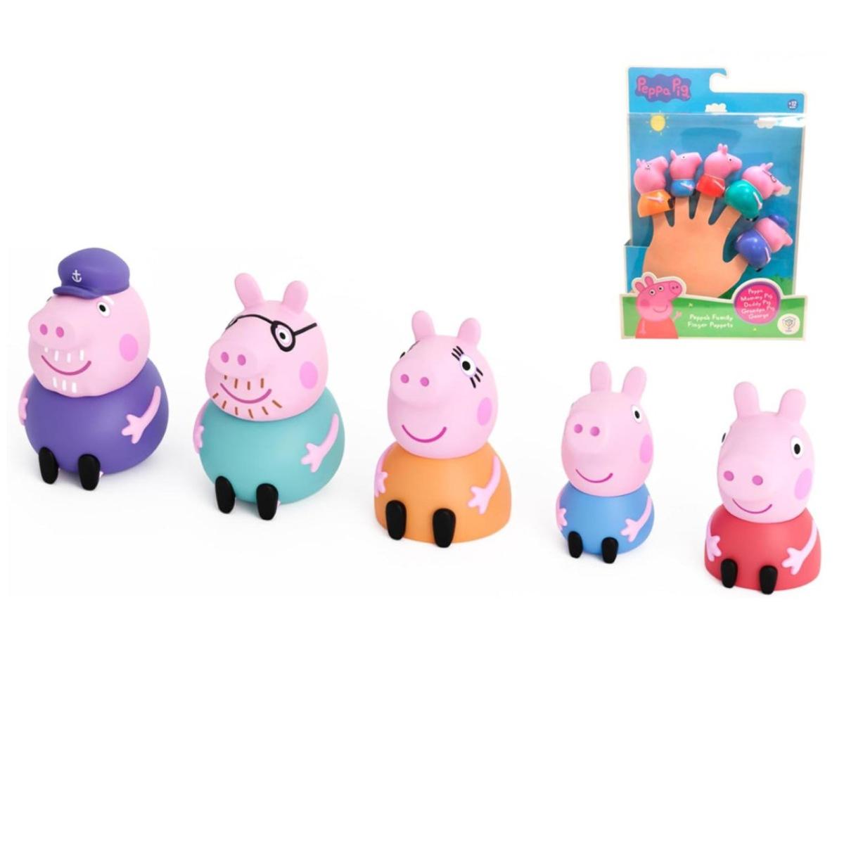 peppa pig famiglia marionetta da dito