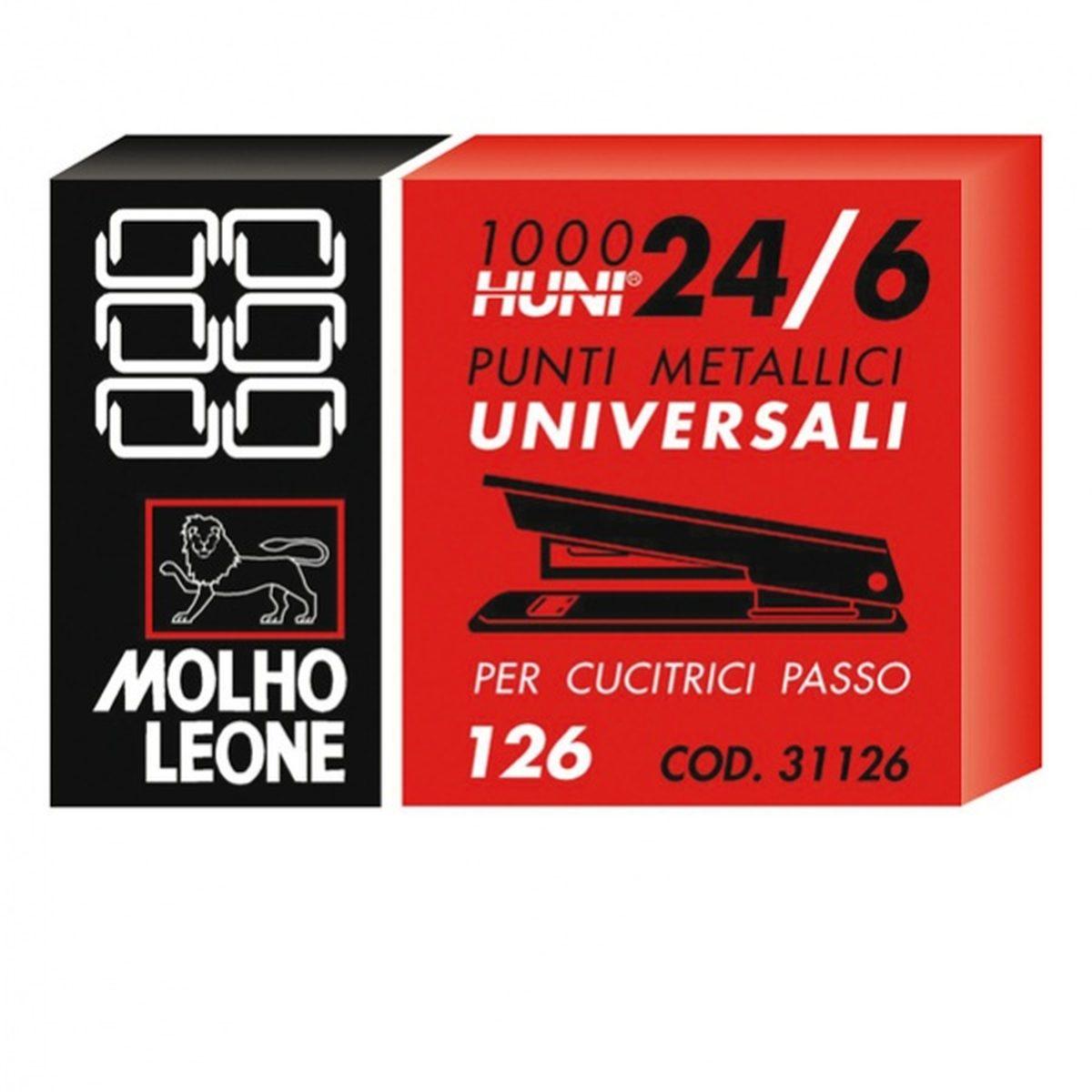 Punti spillatrice 24/6 molho leone