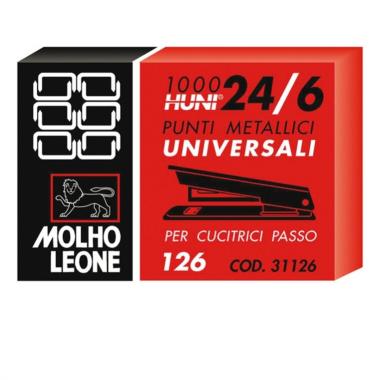 Punti spillatrice 24/6 molho leone