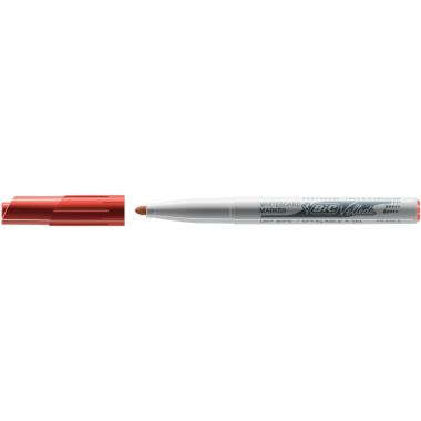 Bic pennarello velleda per lavagne rosso