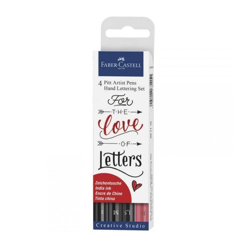 Pitt artist faber-castell 4 pens love