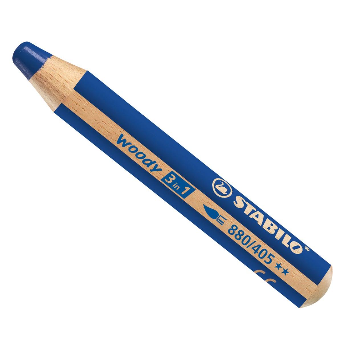 Stabilo woody 3 in 1  blu