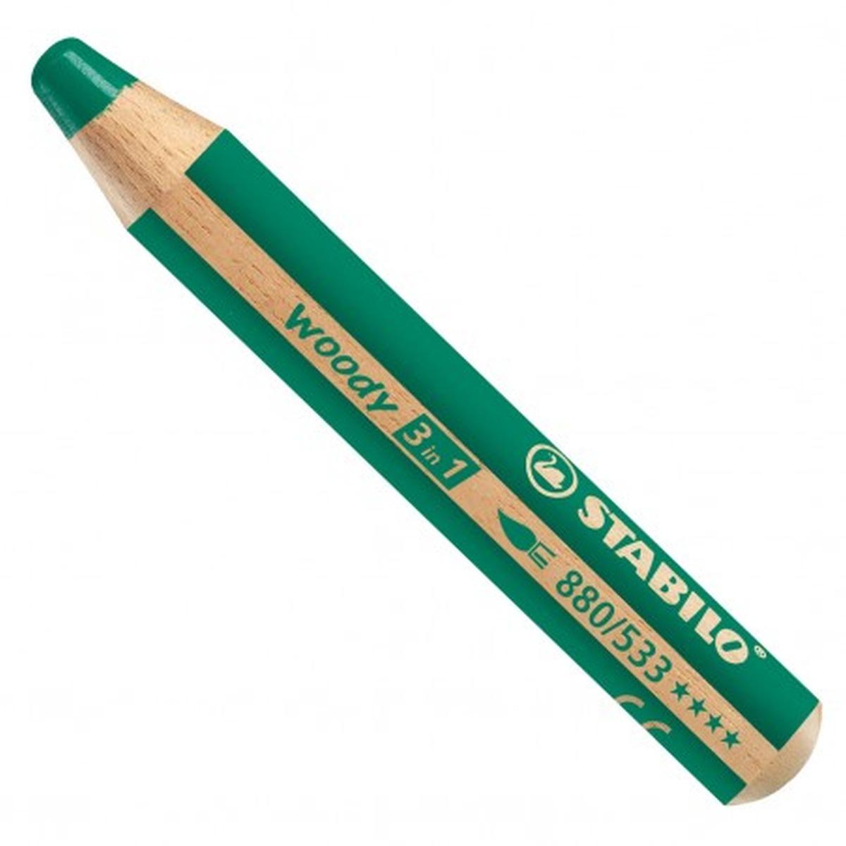 Stabilo woody 3 in 1 verde
