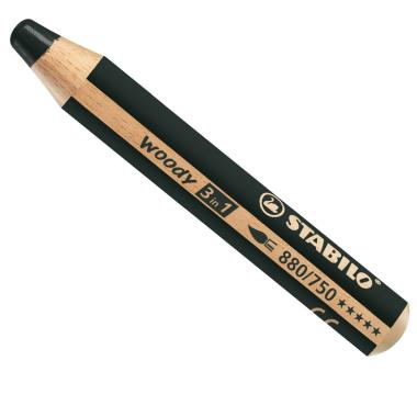 Stabilo woody 3 in 1 nero