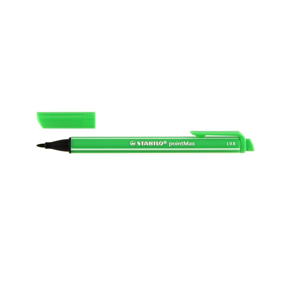 Penna stabilo point max verde chiaro