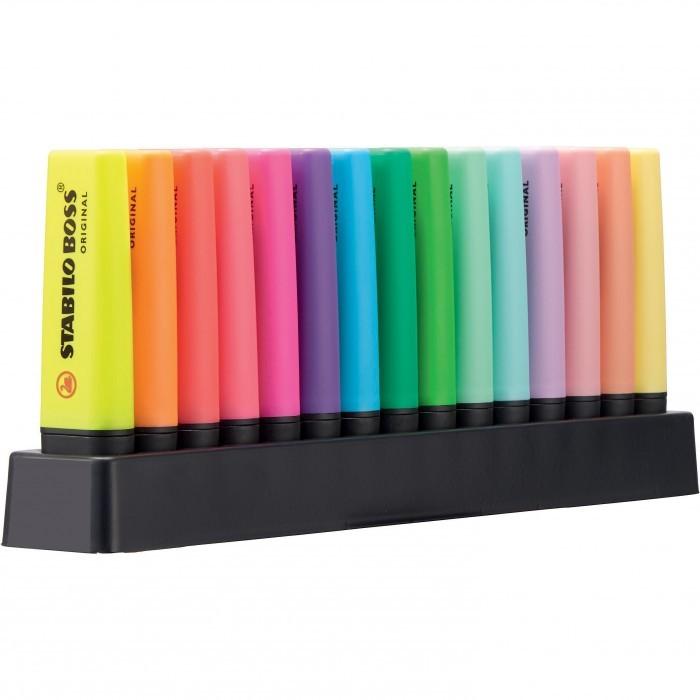 Stabilo boss set scrivania 15pz