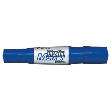 Marker jumbo pilot twin begreen blu