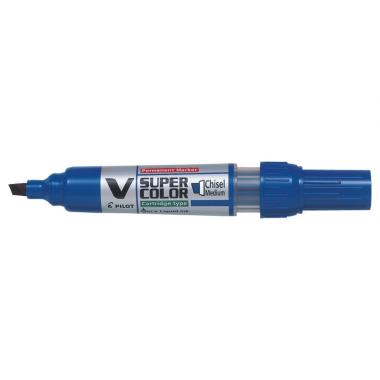 Marcatore ricaricabile super color v blu